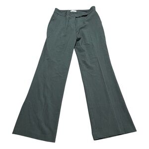 Calvin Klein Gray Women's Wide Leg Trousers Size 12 Business Casual Office